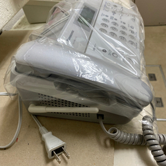 電話機、ファックス付き、パナソニック製の画像