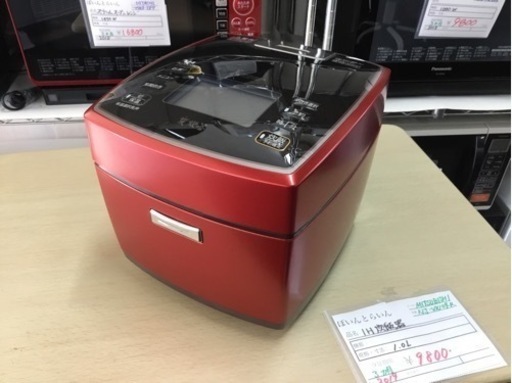 IH炊飯器　三菱電機　5合炊き　1.0L 2019年　NJｰVX109-R