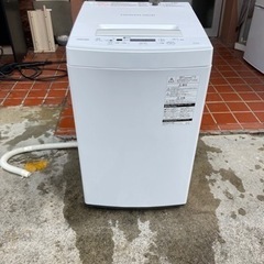 【値下げしました】洗濯機　TOSHIBA 4.5kg 　2019年製　動作OK　洗浄済み