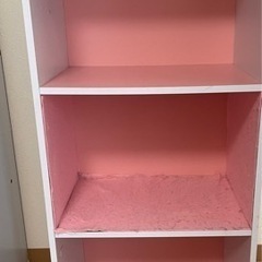 カラーボックス　ピンク　水漏れなし