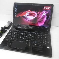 ■美品■15.6inch ノートPC 富士通 LIFEBOOK FMVWA3A11B AMD Dual-Core E1-7010 1.5GHz 8GB HDD1TB Win10