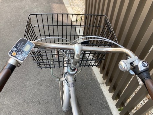 (バッテリー美品)Panasonic変速電動アシスト自転車(配達用最高です)