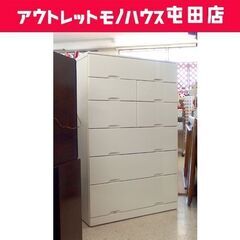 6段チェスト 幅88.5cm 衣類収納 ホワイト たんす ☆ 札幌市 北区 屯田