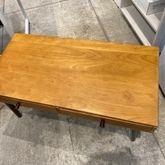 引き出し ローテーブル 木製 センターテーブル テーブル 中古 家具 リサイクルの画像
