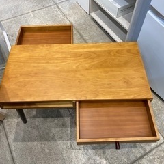 引き出し ローテーブル 木製 センターテーブル テーブル 中古 家具 リサイクルの画像