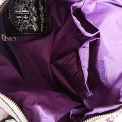 TOUGH ショルダーバッグ　革　パープル　紫　タフの画像