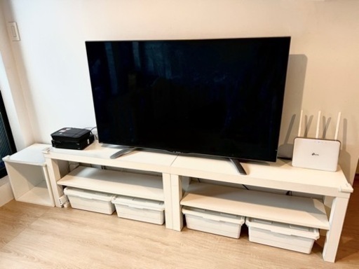 【IKEAセット】テレビ台・荷物置き・靴棚x２➕収納ボックスx 4➕VALJE収納