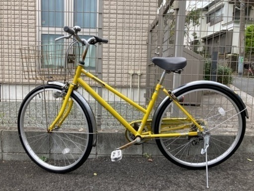 (タイヤ美品)AFFICHE変速自転車