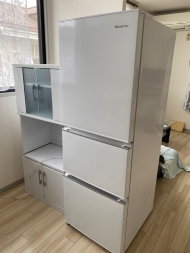 2020年製！使用年数少なめ　ハイセンス282ℓ右開き冷蔵庫