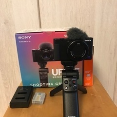 VLOGCAM ZV-1G SONYカメラ　グリップ、充電器つきの画像