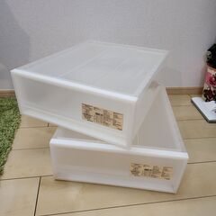 クローゼットケース／引出式／2個／MUJI