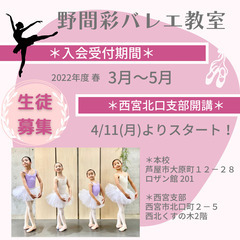 [ABA] Aya Noma BALLET ART 芦屋 | 野...