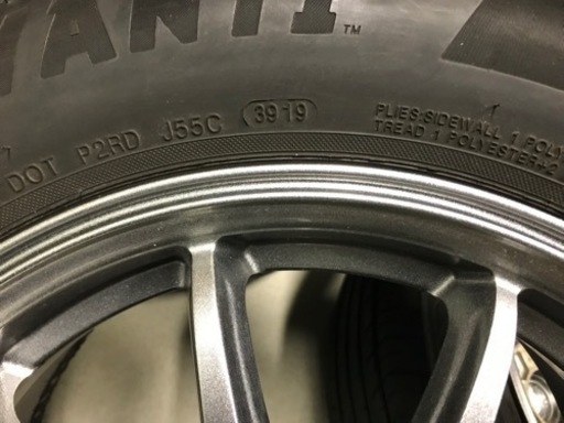 夏タイヤ4本セットLCZアルミホイール195/65R15 タイヤ　