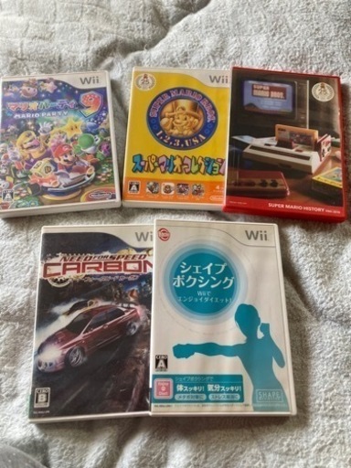 値下げしました❣️Wii カセット5本組