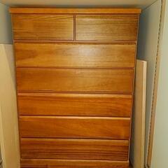 （交渉中）桐タンス　大川家具　幅80 6段　定価22800円　中古の画像