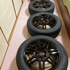 SKE系フォレスター STI アルミホイール※SUBARU純正18インチ　＋　タイヤの画像