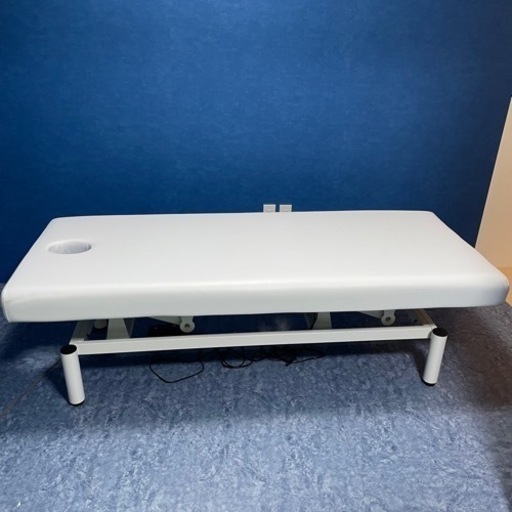 電動昇降マッサージベッド (有孔) 長さ185×幅75×高さ51～