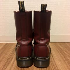 Dr.Martens ドクターマーチン 10ホール ブーツ チェリーレッド 訳ありの画像