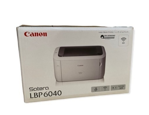 キヤノン A4モノクロレーザープリンター Satera LBP6040