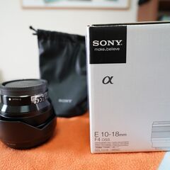 SONY E 10-18mm F4 OSS SEL1018