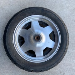 バイクのアルミホイル