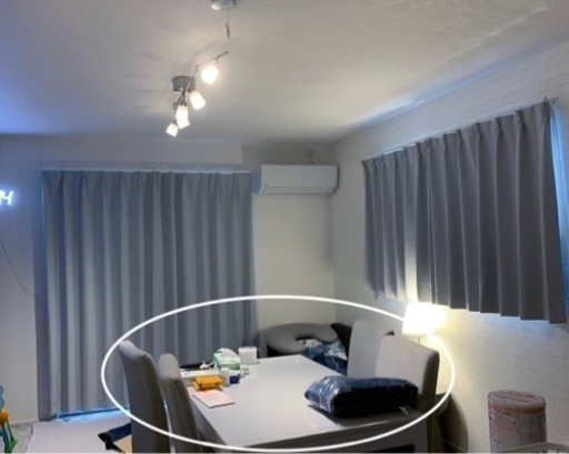 【引き取り先決定】IKEAダイニングテーブルセット&LOWYAジョイントマット20ピース