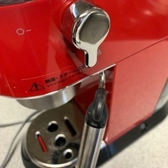 デロンギ (DeLonghi) エスプレッソ・カプチーノメーカー レッド