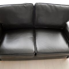 ソファー・合成皮革2人掛けの画像