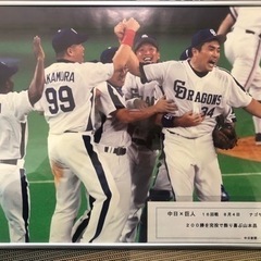 ドラゴンズのパネル写真。