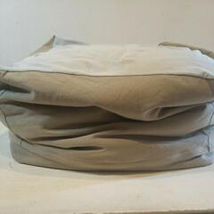 コーナン ビーズソファ ビーズクッション ベージュ系 55✕55✕38の画像