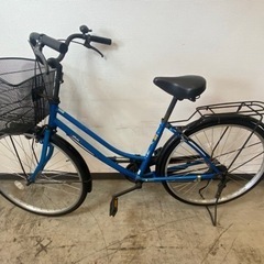 受け渡し予定あり アサヒ offiche 自転車 ブルー
