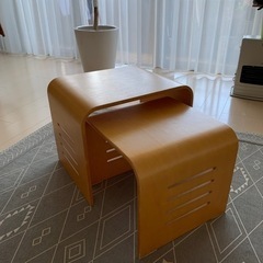 ディノス購入 サイドテーブルの画像