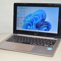 中古軽量ノートパソコン ASUS X202E 11.6インチ 最新windows11+office Core i3 3217U/メモリ4GB/爆速SSD128GB/無線内蔵/WEBカメラ