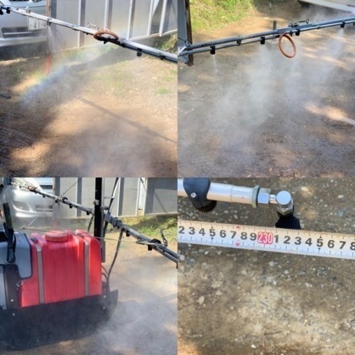 OLYMPIAオリンピア小型自走式散布機　RP30-100 タンク100L 消毒スプレー　クローラ良好　散布良好　作動品