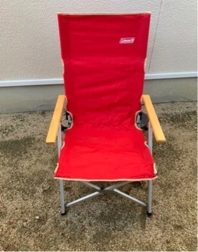 ショップ Coleman レイチェア レッド 廃盤品Colemanレイチェア