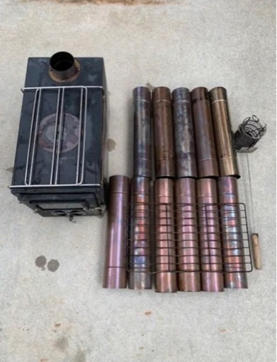 【お話中】薪ストーブ　キャンプ　アウトドア