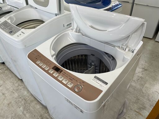 洗濯機の分解クリーニング行っています！配送設置込み！シャープ7.0K洗濯機　2021年製　分解クリーニング済み！！
