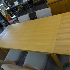 無印良品　木製エクステンションテーブル　タモ材【愛品倶楽部柏店】の画像
