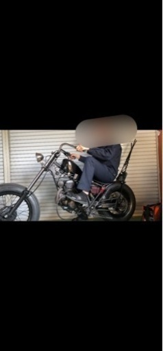 TWチョッパー　カスタム　ジョッキーシフト　スーサイドクラッチ　ミッドハイ　実働車　TW200