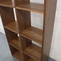 無印良品　スタッキングシェルフ　ウォールナット材　5段×2列　美品 スタッキングシェルフセット・5段×2列・ウォールナット材 | 無印良品