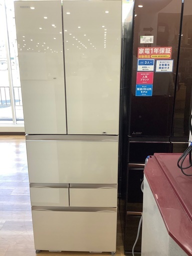 【トレファク高槻店】取りに来れる方限定！ＴＯＳＨＩＢＡの６ドア冷蔵庫です！ 安心の１年間動作保証付！