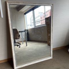 鏡　6枚　ミラー　置き型　美容室　セットミラー　アンティーク　ホワイト　ゴールド　白　金