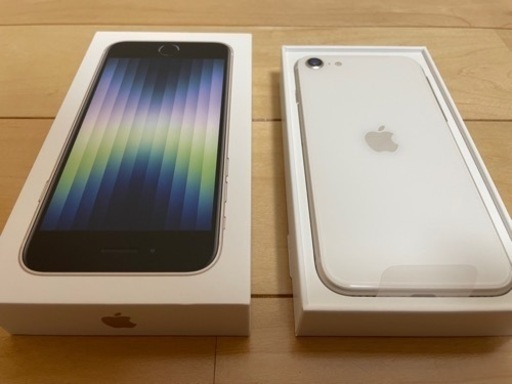 【新品未使用】iPhoneSE 第3世代 128GB ホワイト SIMフリー