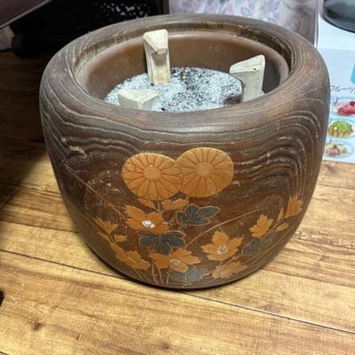 こちら引き渡し決定済み木臼の火鉢