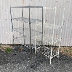 アルミラック　2台　プリンター　解体込み