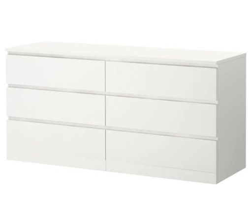 タンス　IKEA MALM イケア マルム　ホワイト