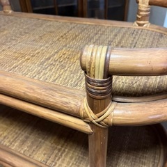 籐家具　棚　ラック　大きめの画像