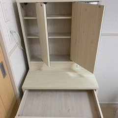 三面鏡 ドレッサー ホワイト 白の画像