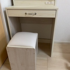 三面鏡 ドレッサー ホワイト 白の画像