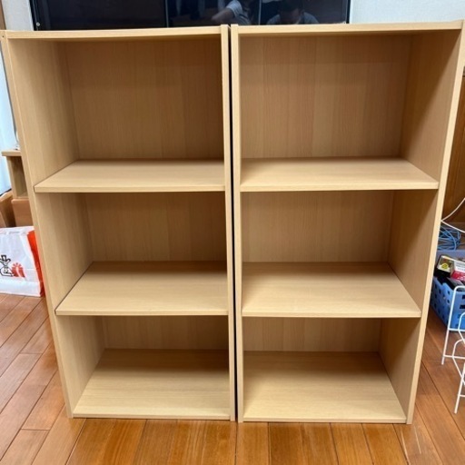 3段収納箱　2つ